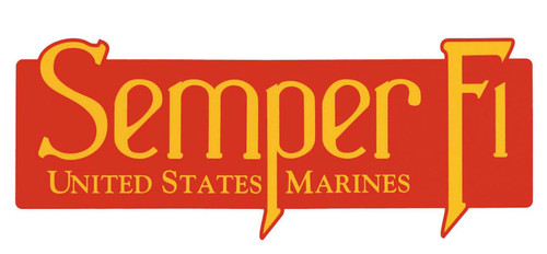 U.S.M.C. Semper Fi Decal Sticker 