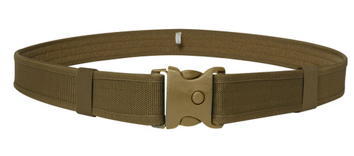 Deluxe Triple Retention Duty Belt - Coyote Brown View