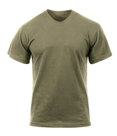 AR 670-1 Coyote Brown 100% Cotton T Shirt - Front View