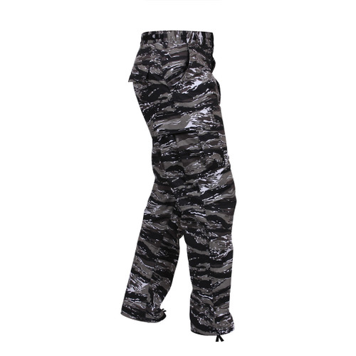 Urban Tiger Stripe Camo BDU Fatigue Pants - Right Side View