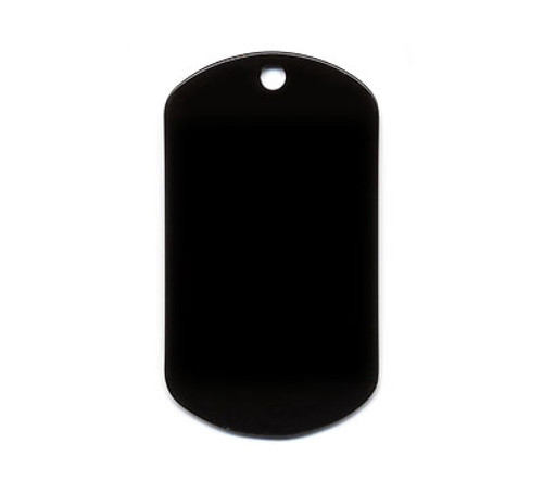 G.I .Type Dog Tags - Black View