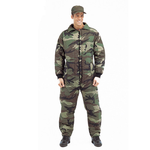 Camo Cold Weather Insulated Coveralls - View