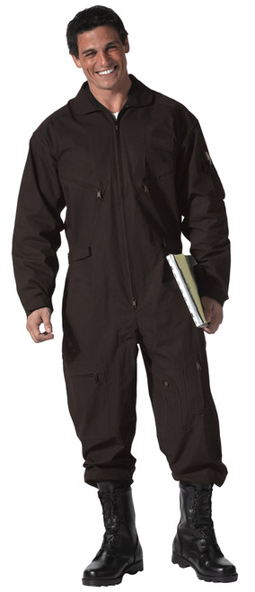 Black Military Air Force Style Flight Suits - View