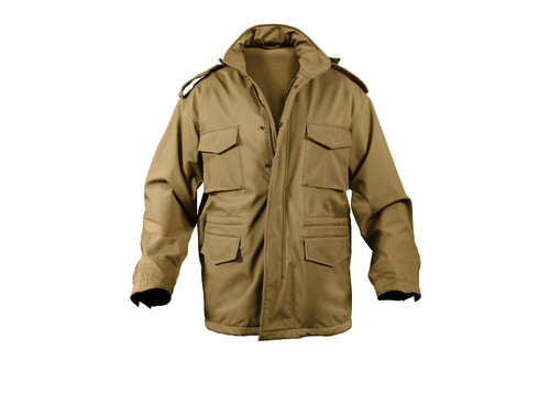 Rothco Coyote Brown Soft Shell Tactical M-65 Field Jacket - View