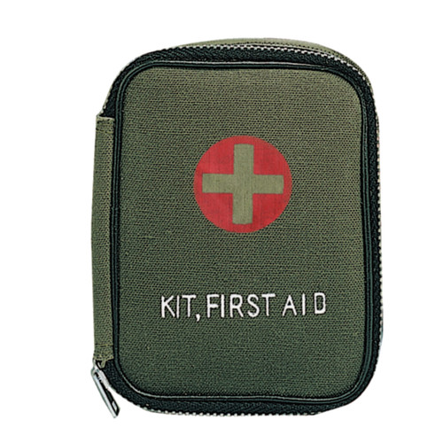 Military Zipper First Aid Kit - Front View