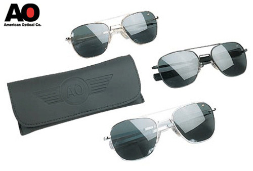 American Optics 55mm  Pilots Sunglasses - View