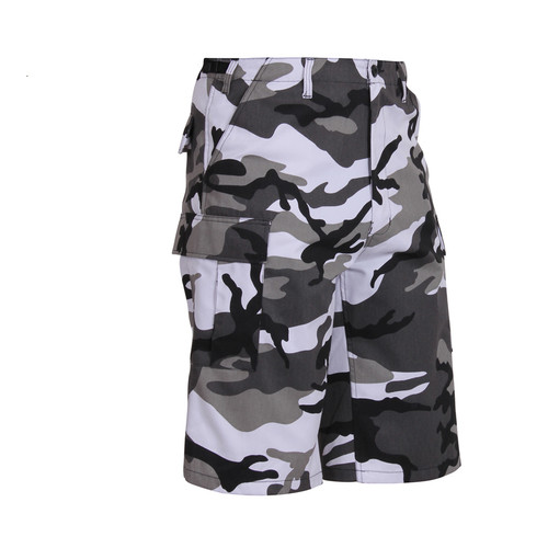 Urban Camo Long BDU Shorts - Right Side View
