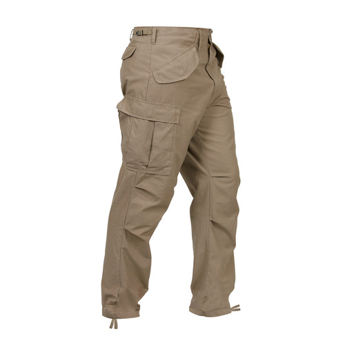 Vintage Style M 65 Khaki Field Pants - Right Side View