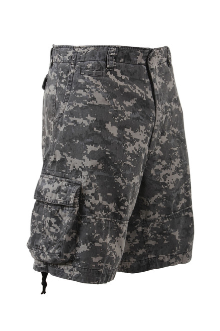 Vintage Subdued Urban Digital Infantry Short - View