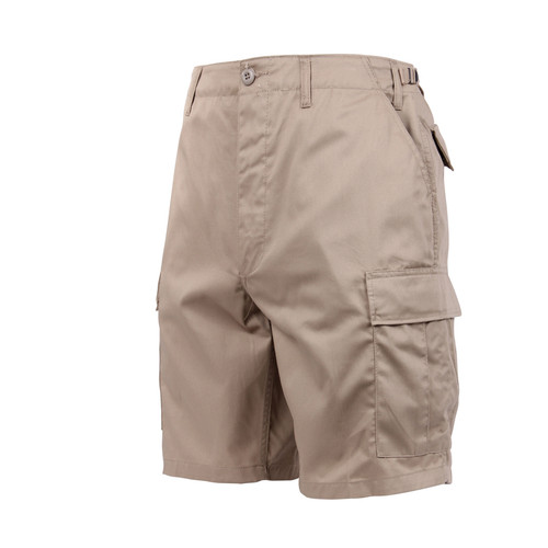 Shop Khaki Cotton Ripstop BDU Military Field Shorts - Fatigues