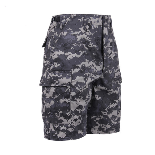 Navy blue top camo shorts