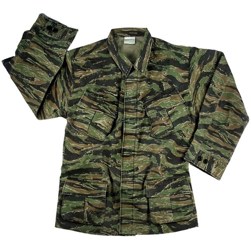 Tiger Stripe Camo BDU Fatigue Jacket