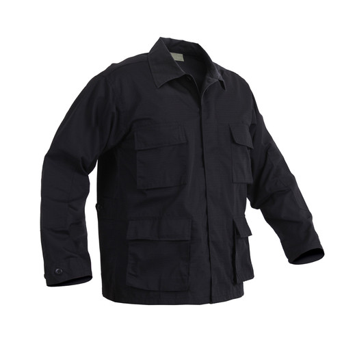 Shop Black 100% Ripstop Cotton BDU Jackets - Fatigues Army