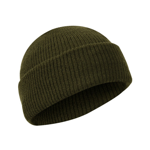 Olive Drab Wool Watch Cap - View