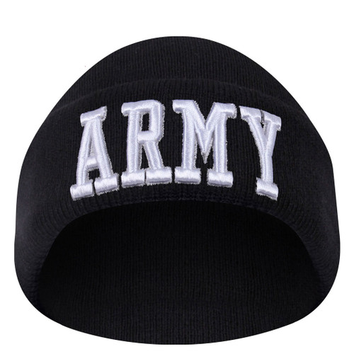 Deluxe Embroidered ARMY Watch Cap - View