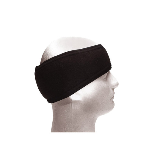 Double Layer Black Polypro Headband  - View