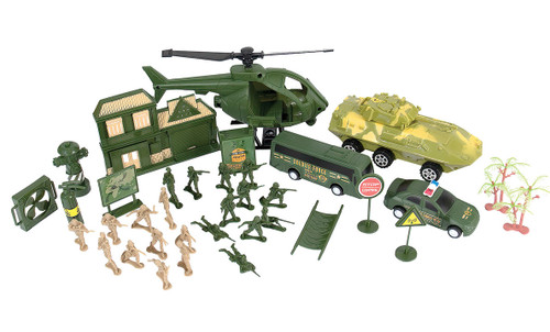 Kids Military Force Soldier Play Set - Full View