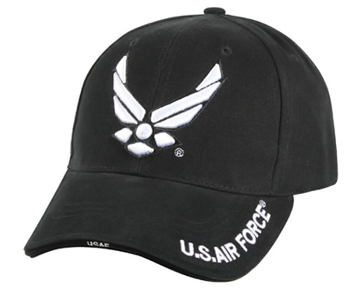 Deluxe United States Air Force Cap - Black