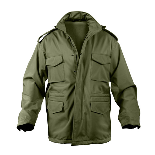 Rothco Soft Shell Tactical M-65 Field Jacket - Olive Green