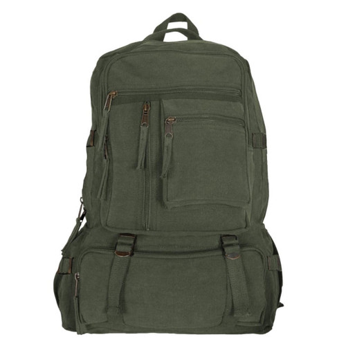 Shop Retro Balkan Exploratory Rucksacks - Fatigues Army Navy