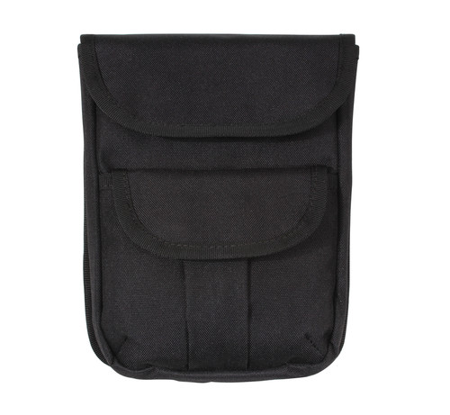 Black MOLLE 2-Pocket Ammo Pouch - Front View