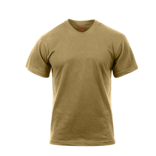 Brown Moisture Wicking T Shirt - Front View