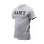 Grey Physical Training Army T Shirts - Left Side View