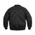 Diamond Nylon Quilted Black Work Jacket - Back View