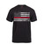 Thin Red Line Flag T Shirt - Front View