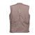 Lightweight Professional Khaki Concealed Carry Vest - Back View