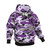 Purple Camo Hooded Pullover Sweatshirt - View