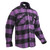 Extra Heavyweight Buffalo Purple Plaid Flannel Shirts - View