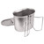 Stainless Steel Canteen Cups & Cover Set - Open View