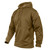 Coyote Brown Concealed Carry Hoodie Pullover - Left Sid View
