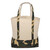 Large Natural Camo Canvas Tote Bag - View
