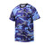 Electric Blue Camo T Shirt -  Side View