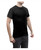 Black T Shirts - Poly/Cotton - Side View