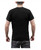 Black T Shirts - Poly/Cotton - Back View