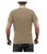 Khaki T Shirt - Poly/Cotton - Back View