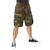 Vintage Woodland Camo Infantry Fatigue Shorts