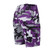 Purple Camo BDU Military Shorts - Right Side View