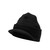 Deluxe Acrylic Knit Black Jeep Cap - Side View