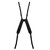 GI Style H Type Nylon LC-1 Suspenders - Black