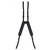 GI Style H Type Nylon LC-1 Suspenders - Black