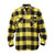 Extra Heavyweight Buffalo Yellow Plaid Flannel Shirts - Front View