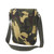 Vintage Canvas Camo Military Tech Bag - Back View