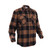 Extra Heavyweight Brown Buffalo Plaid Flannel Shirts - Right Angle View