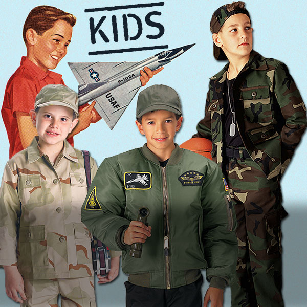 Shop Free Shipping Kids Camo Paratrooper Pants - Fatigues Army Navy