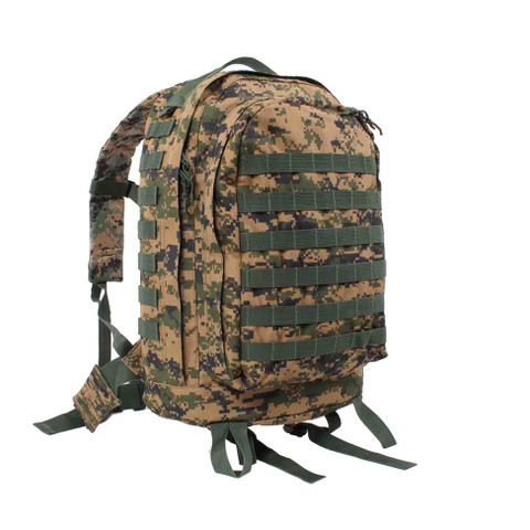 Shop Digital Camo MOLLE 3 Day Assault Backpack - Fatigues Army Navy Gear