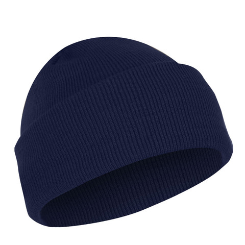 Shop Navy Blue Deluxe Knit Watch Caps - Fatigues Army Navy Gear